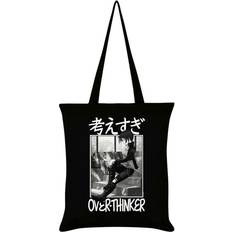 Cheap Totes & Shopping Bags Over-Thinker Tote Bag (One Size) (Black/White/Grey) Tokyo Spirit