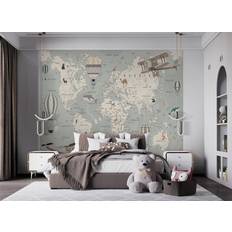 Map Of The World Wall Mural