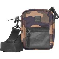 Brown - Unisex Crossbody Bags Urban Classics Unisex Small Crossbody Bag Shoulder Bag (Pack of 2) Brown (wood camo) 19 cm, Messenger Bag