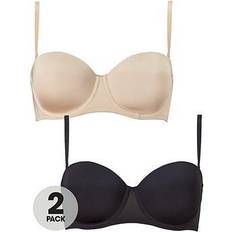 Dorina BH:ar Dorina Chloe T-Shirt Bra (2 Pack) Blush/Black