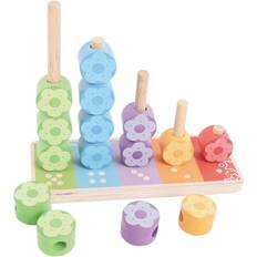 Bigjigs Babyspielzeuge Bigjigs Toys First Flower Stacker