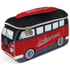 Herr - Röda Necessärer VW Collection VW T1 Bus 3D Neoprene Universal Bag - Red/Black