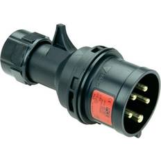 PCE 5P CEE Stik 16A, Han, Sort