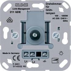 Jung 211 GDE elektrisk kontakt Drejekontakt metallisk (211GDE)