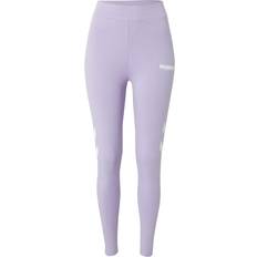 Blanco Medias Hummel Mallas altas de mujer Legacy - Violet