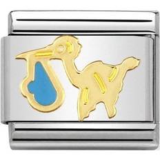 Nomination Classic & Sky Stork Charm