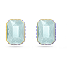 Swarovski Orbita Octagon Cut Örhängen - Grön