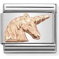 Nomination Classic Rose Unicorn Charm