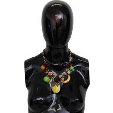 Dolce & Gabbana Sicilien Frukt Ros Halsband Gul