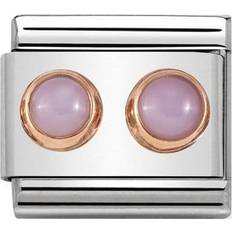 Nomination Classic Rose Double Opal Charm