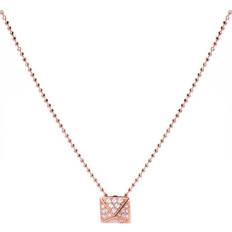 Sif Jakobs Collane Sif Jakobs Ladies Rhodium Plated 'Panzano' Square Pave Pendant SJ-P1851-CZ