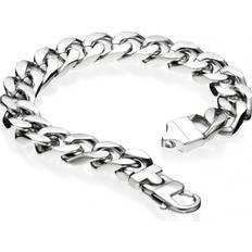 Fred Bennett Stainless Steel Curb Bracelet B3896