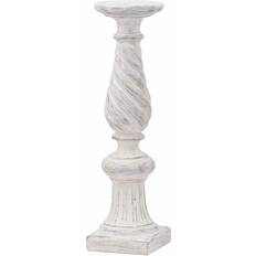 Antique White Twisted Column Kerzenhalter