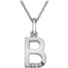 Hot Diamonds Initial A-Z Pendant Necklace - Silver/Diamonds