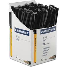 Staedtler Ballpoint Pens Staedtler 430 Ballpoint Stick Pen Medium Black (Pack-50)