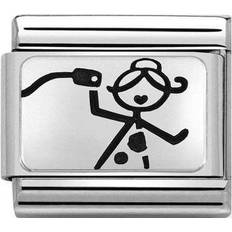 Nomination Berlocker & Hängen Nomination SilverShine Friends (right) 330109-17