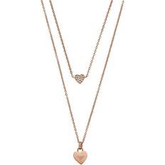 Emporio Armani Necklace - Rose Gold/Transparent