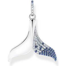 Thomas Sabo Sterling Tail Fin Stones Pendant PE931-644-1