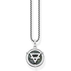 Thomas Sabo Rebel At Heart Earth Element Coin Pendant Jewellery Sterling