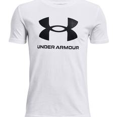 Under Armour T-shirts Under Armour Live Sportstyle Graphic T-shirt - White/Neptune