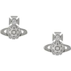 Vivienne Westwood Donna Bas Relief Earrings - Silver/Transparent