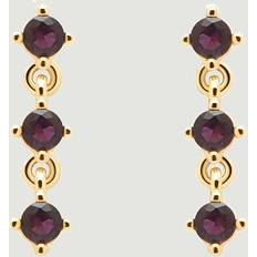 Pdpaola Scarlet Örhängen 18 kt - Gold/Purple
