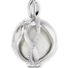 Perlemor Charms & Vedhæng Engelsrufer Paradise Sound Ball Pendant - Silver/White/Transparent