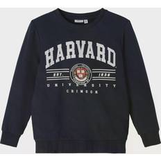 Gul Sweatshirts Name It Dark Sapphire University Faser Sweatshirt