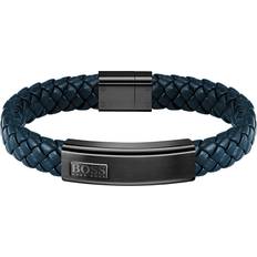 HUGO BOSS Blåa Armband HUGO BOSS Lender Bracelet - Blue/Black