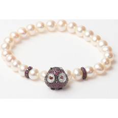 Lila Armband Lancaster Damarmband Jla-br-owl-5-wh Purpur Sterlingsilver