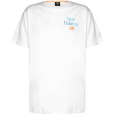 New Balance Oberteile New Balance Essentials Celebrate T-Shirt - Weiß