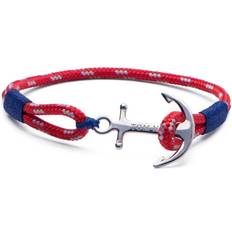 Tom Hope "Unisexarmband TM00 Textil Sterlingsilver Silvrig Textil/Sterlingsilver (Mått: cm)