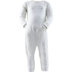 Wolle Bodys Devold Breeze Merino Sleepsuit Baby - Blue Melange