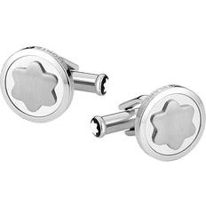 Montblanc Star Cufflinks - Silver/Black/White