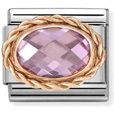 Nomination Classic Rose Faceted CZ Charm