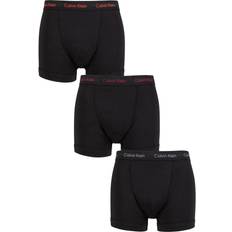 Best Men's Underwear Calvin Klein Men's Cotton Stretch Trunks 3-pack - Black