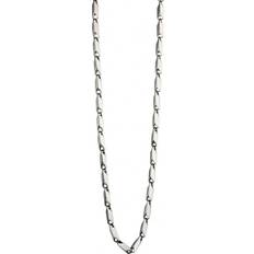 Fred Bennett Irregular Tube Link Necklace - Silver