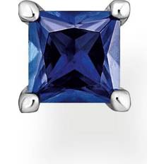 Blau - Damen Ohrringe Thomas Sabo Square Stone Single Ear Stud