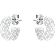 Tommy Hilfiger Silver Örhängen Tommy Hilfiger Token Earrings - Silver