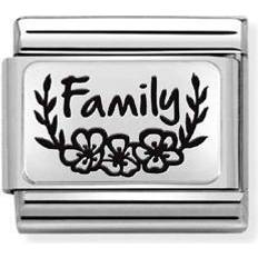 Nomination Composable Classic Link Family Charm - Silver/Black