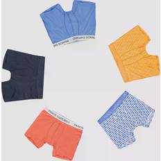 Panos Emporio 5-pak Bamboo Cotton Boxers Orange/Darkblu