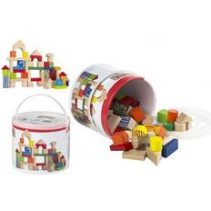Colorbaby Boat with Building Blocks Color Baby Woomax 50pcs