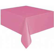 Unique Mantel de Plástico 2,74 m x 1,37 m Rosa Oscuro