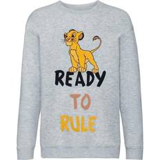 Grey Sweatshirts The Lion King Boys Ready To Rule Simba Sweatshirt (12-14 Years) (Grey)