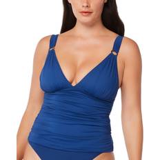 Red Tankinis Bleu Rod Beattie Over-The-Shoulder Tankini Top Women's Swimsuit