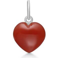 Frk Lisberg Stone Heart Sterling Vedhæng med Calcedon