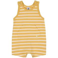 Keltainen Pyjamat Petit Bateau Striped Romper - Yellow