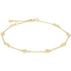 Guldpläterat Silverarmband - 3,5 Mm