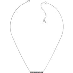 Adore Ladies Base metal Brilliance Baguette & Round Bar Necklace