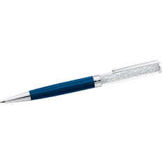 Swarovski Crystalline Kugelschreiber Blau Lackiert Verchromt